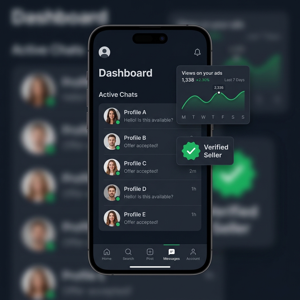 Panel de ventas de Walo